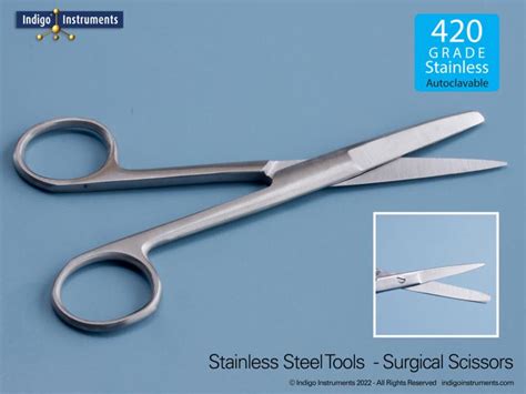 Operating Scissors Sharpblunt Medical Stainless Steel