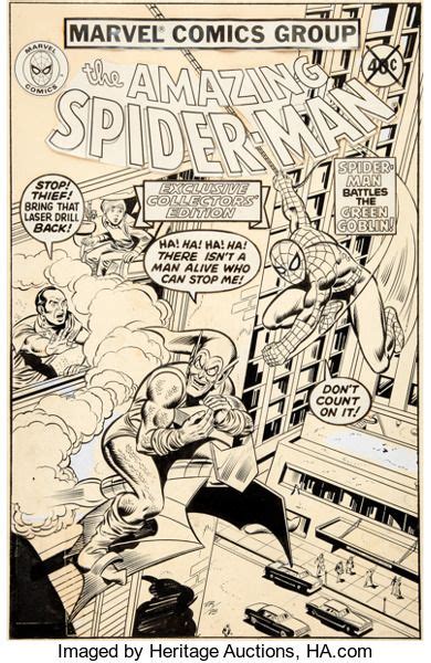 Original Comic Artcovers John Romita Sr And Joe Sinnott Amazing