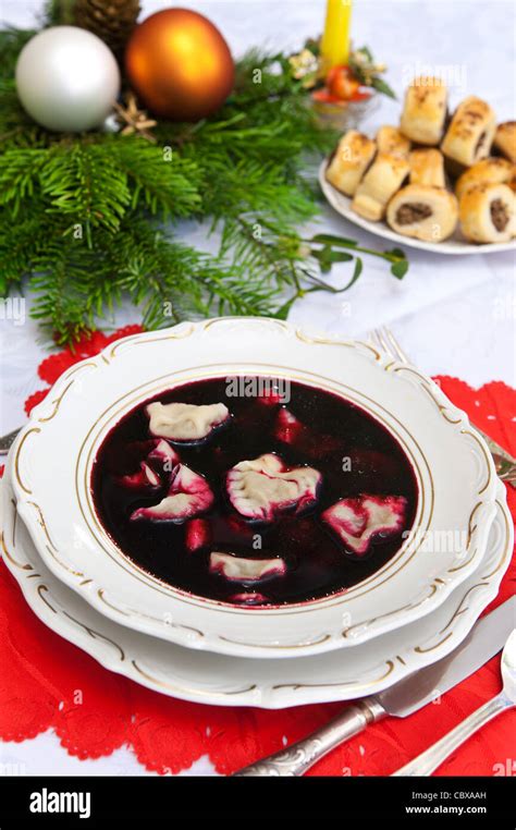 Traditional Polish Christmas Dinner Christmas Mushroom Soup A