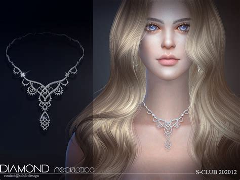 The Sims Resource Ll Necklace 202012 By S Club • Sims 4 Downloads