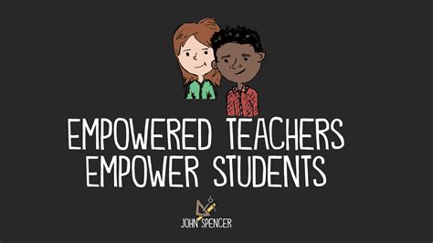 Empowered Teachers Empower Students John Spencer