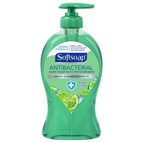 Softsoap Antibacterial Liquid Hand Soap Pump Fresh Citrus 1125 Oz