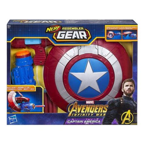 Pistolet Marvel Avengers Infinity War Nerf Assembler Gear Captain