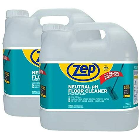 Zep Neutral Ph Floor Cleaner 25 Gallon Case Of 2 Concentrated Pro
