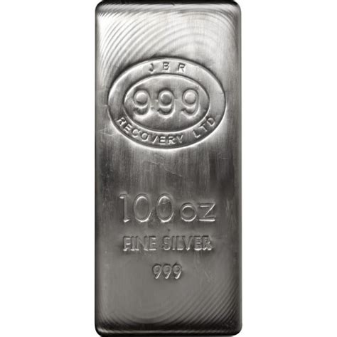 Buy The 100 Oz Jbr Silver Bar New Monument Metals