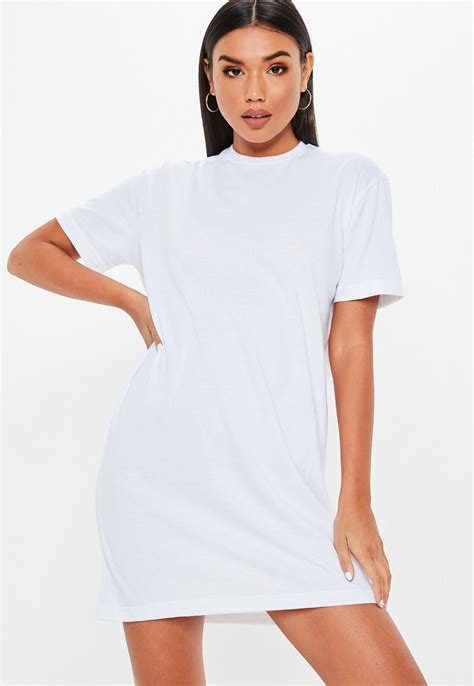 White Basic T Shirt Dress Clothing For Tall Women T Shirt Dress Basic Tshirt