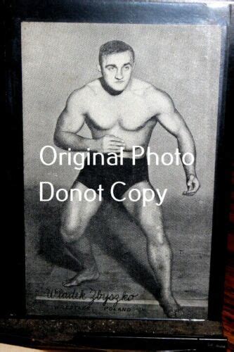 d2756 wrestler postcard 1920 s wladek zbyszko very rare ebay