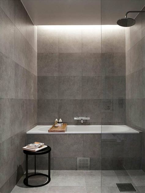 Find tons of inspiration with these 5 bathroom tile ideas for small bathrooms. Modern Grey Porcelain Tiles | Bathroom inspiration, Tile ...