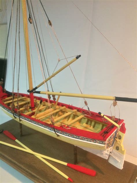 17th Century Longboat Gallery Of Completed Kit Built