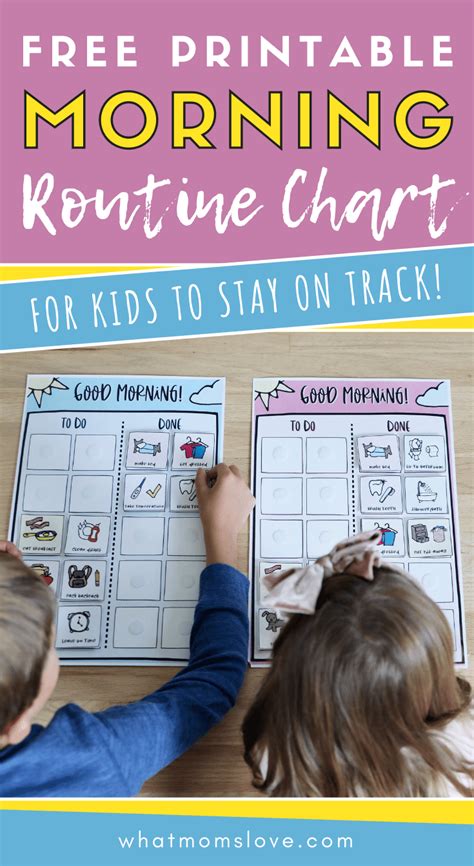 Printable Morning Routine Chart