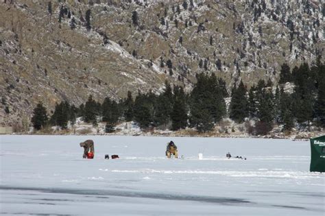 Georgetown Lake Ice Fishing Colorado Travel Blog