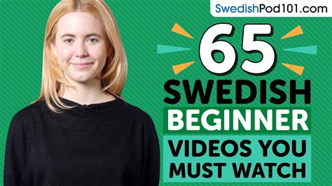 learn swedish 65 beginner swedish videos you must watch youtube
