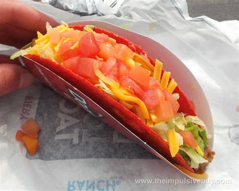 Review Taco Bell Fiery Doritos Locos Tacos Supreme The Impulsive Buy