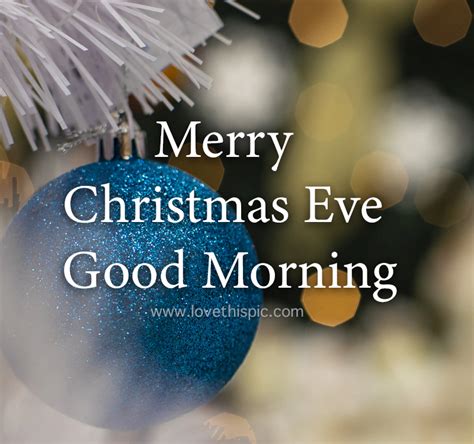 Glitter Blue Merry Christmas Eve Good Morning Pictures Photos And