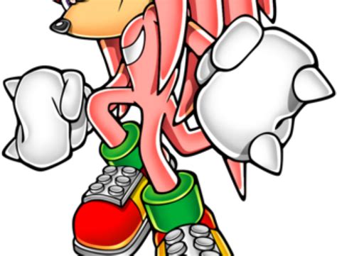 Here is a coloring page of sonic and his friends to paint online. Sonic The Hedgehog Clipart Knuckles - Knuckles Sonic The ...