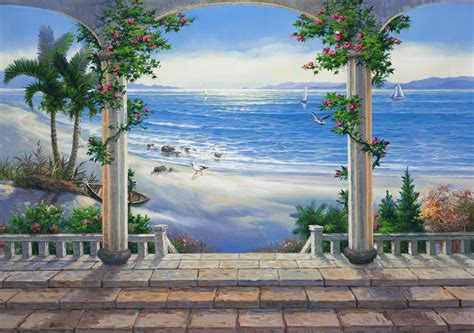 Ocean View Wall Mural Pr1813