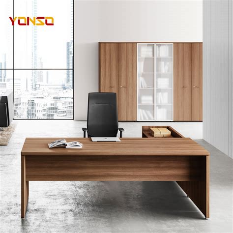 Modular Office Furniture Nice Executive L Shaped Office Wood Table