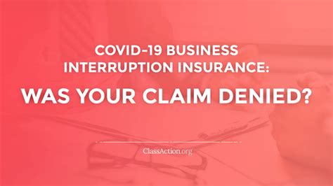 13/04/2021 see all business interruption policies to determine whether the outcome on claims generally (including and insurance intermediaries when handling claims and complaints for business interruption policies. Coronavirus Business Interruption Denial Lawsuits | ClassAction.org