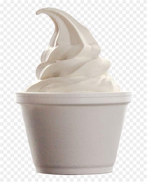 Vanilla Soft Serve Ice Cream In A Cup