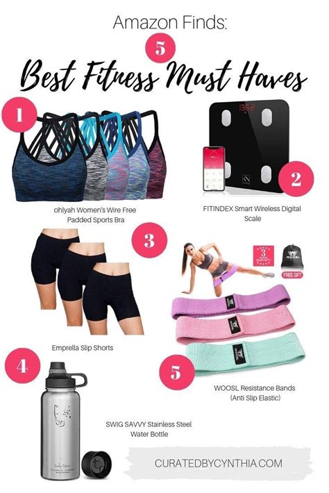 Best Fitness Products On Amazon For The Fit Girl Curated By Cynthia