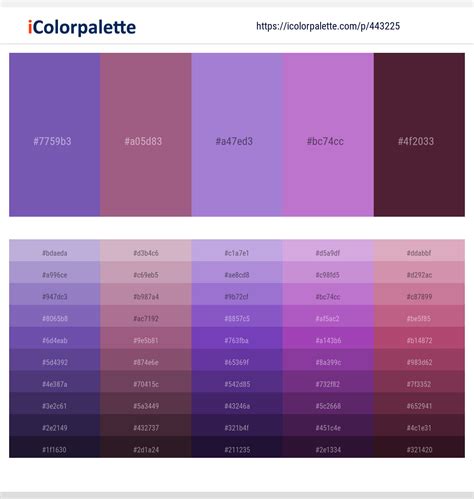 43 Latest Color Schemes With Medium Purple And Brown Color Tone