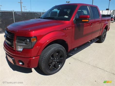 Ruby Red Metallic 2013 Ford F150 Fx4 Supercrew 4x4 Exterior Photo