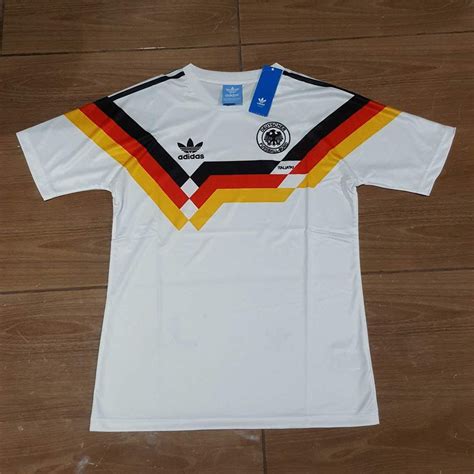 Vintage and retro germany football shirts and training kit, featuring home, away and original match worn player editions from the 1980s to present day. 1990 Germany Home Shirt | Germany football, Vintage ...
