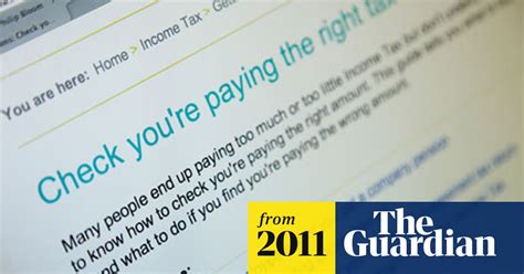 Hmrc To Issue Six Million Tax Rebates Income Tax The Guardian