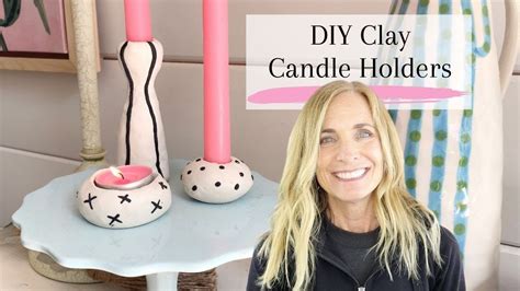 3 Easy Diy Clay Candle Holders To Make At Home In 2021 Clay Candle