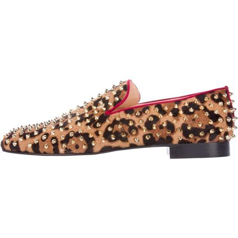 Pre Owned Christian Louboutin Rollerboy Ponyhair Loafers 1095 Liked