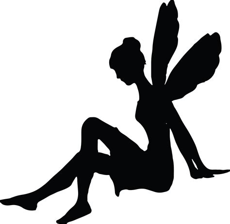 Fairy Silhouette Clip Art Free At Getdrawings Free Download