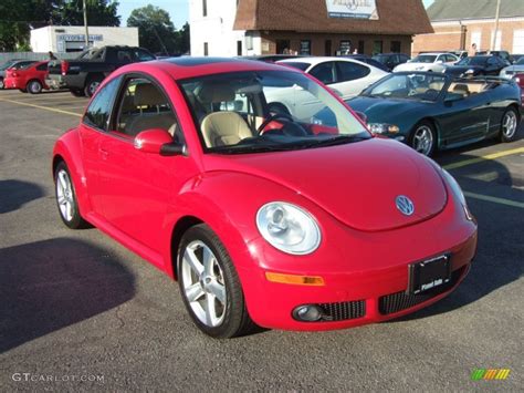 Used 2006 volkswagen new beetle with fwd, spare tire, keyless entry, cargo cover. 2006 Salsa Red Volkswagen New Beetle 2.5 Coupe #57875540 ...