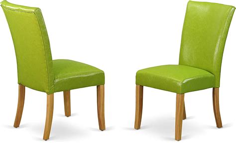 Great value and colourful faux leather dining chairs choose from eight vibrant colours available in packs of four bright chrome frame free uk mainland delivery. Best Green Leather Dining Chairs - Home & Home