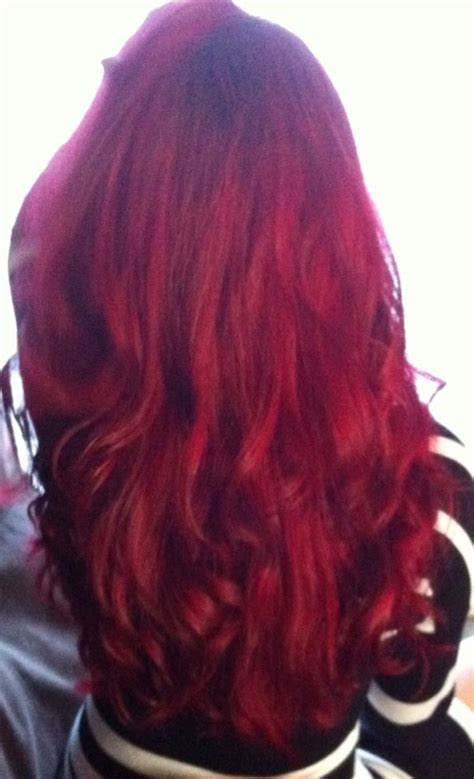 Red hair loreal hicolor highlights magenta red violet. Red hair. L'Oreal hicolor magenta | makeup. hair ...