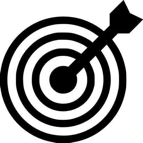 Arrow Target Shooting Archery Shoot Svg Png Icon Free Download 537217
