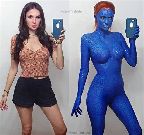 Mystique Cosplay By Alyson Tabbitha Rbeamazed