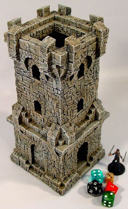 Rubble Dice Tower Building Instructions Dice Tower Dnd Miniatures