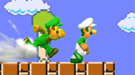 Super Mario Bros Deluxe Luigi Super Smash Bros Wii U Mods
