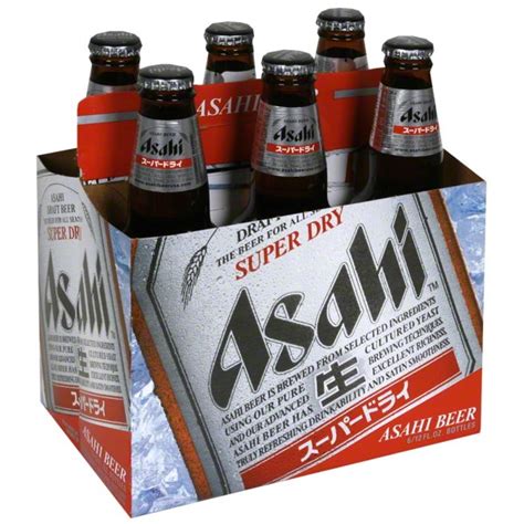 Asahi Super Dry 6pk 12oz Btl Legacy Wine And Spirits