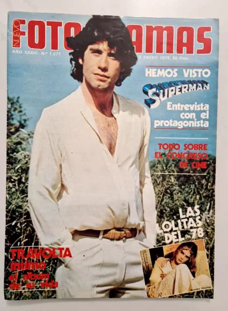 John Travolta Sylvester Stallonebrooke Shields Very Rare Magazine