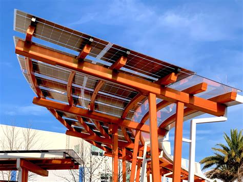 Solar Covered Walkways And Canopies Power Neocity Academy