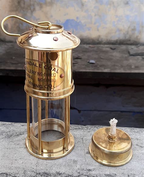 Brass Mini Oil Lamp Nautical Maritime Ship Lantern Boat Etsy