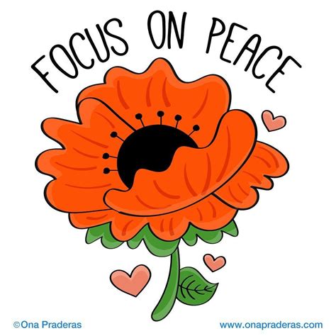Focus On Peace Motivation Dailydrawing Peace Rememberanceday
