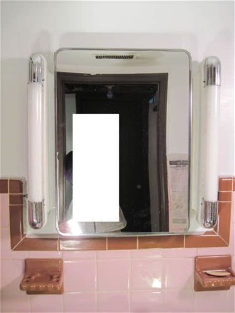 Check spelling or type a new query. Vintage 1950s Art Deco Lighted Chrome Mirror Medicine ...