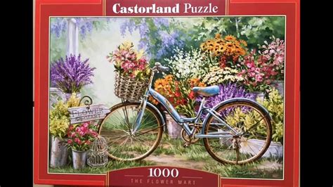 Puzzle Castorland The Flower Mart 1000 Pieces Youtube