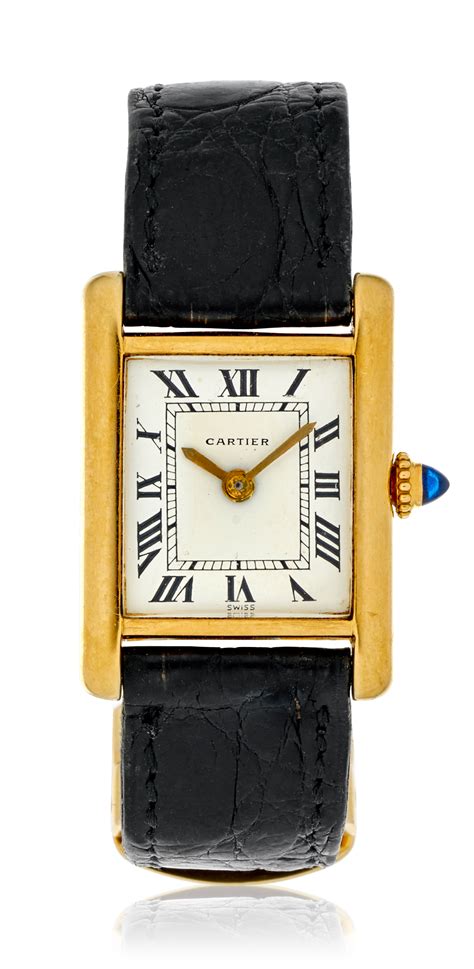 Cartier Ladies Vintage Tank Wristwatch Christies