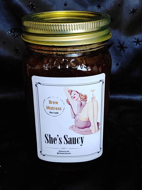 Shes Saucy Sauces Brew Mistress Marinade Etsy