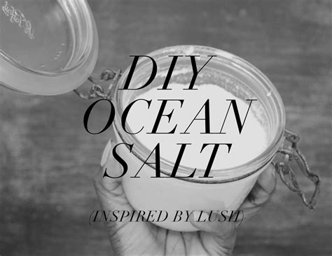 Today i am going to show you a diy on how to make the lush product lush ocean sea salt scrub easy and cheap by yourself! DIY Lush Ocean Salt (Video) | Lush cosmetics, Moisturizer for dry skin, Diy face scrub