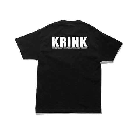 Krink Logo T Shirt Black T Shirts Highlights