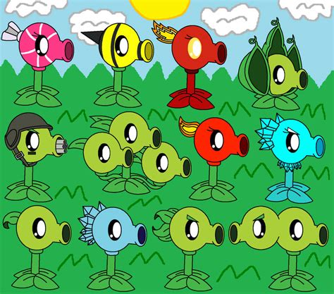 Plants Vs Zombies Cute Plants Part 1 By Pokemonlpsfan On Deviantart